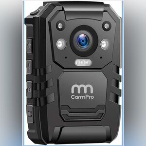 1296P HD Police Body Camera,64G Memory,CammPro I826 Premium Portable Body Camera